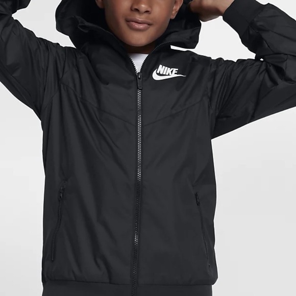 kids black nike jacket